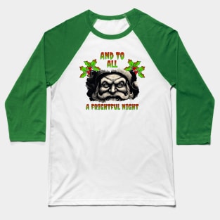 Frightful Christmas Baseball T-Shirt